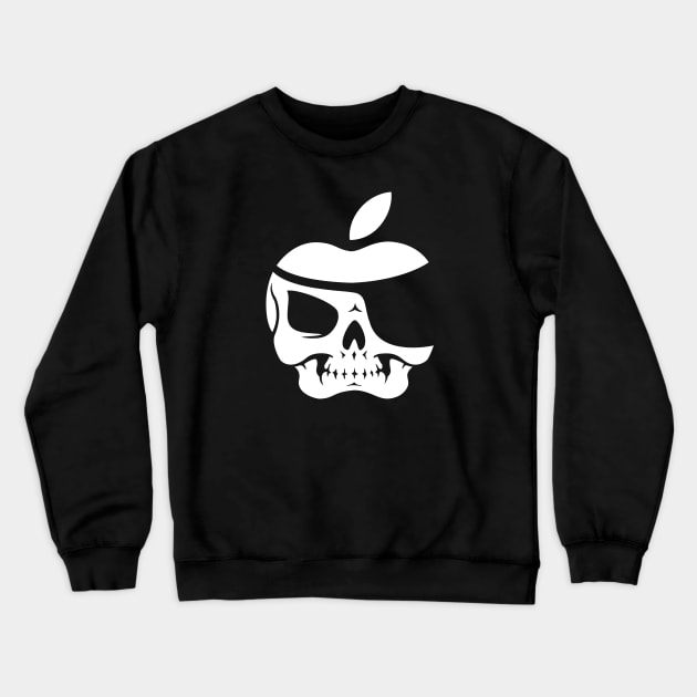 One Bad @pple Crewneck Sweatshirt by Kybreknight